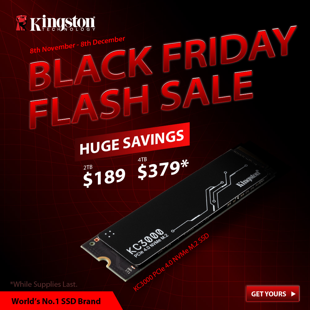 Kingston Black Friday Flash Sale 