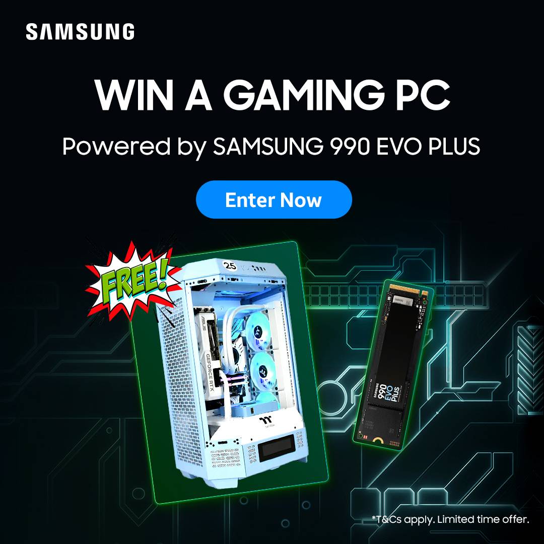 Exclusive Giveaway | WIN A PC Powered by SAMSUNG 990 EVO PLUS