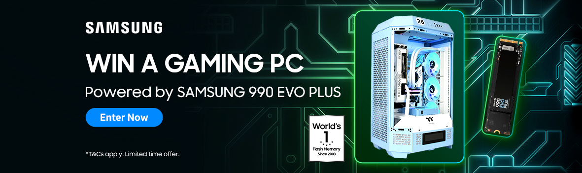 Exclusive Giveaway | WIN A PC Powered by SAMSUNG 990 EVO PLUS