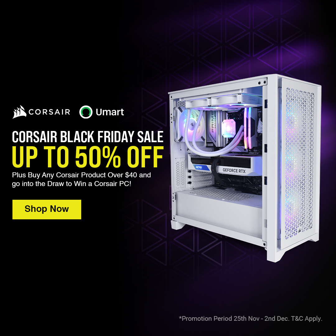 Save up to 50% on Corsair Products During Black Friday!