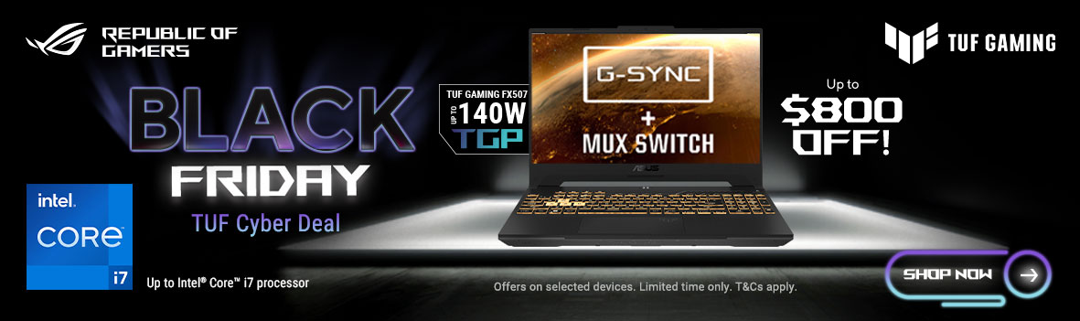 Asus Gaming Notebook Black Friday Sale - Save Up to $700 OFF!