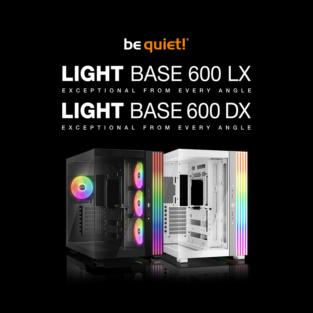 be quiet! LIGHT BASE 600 Silent PC Cases for Your PC | Exceptional from Every Angle