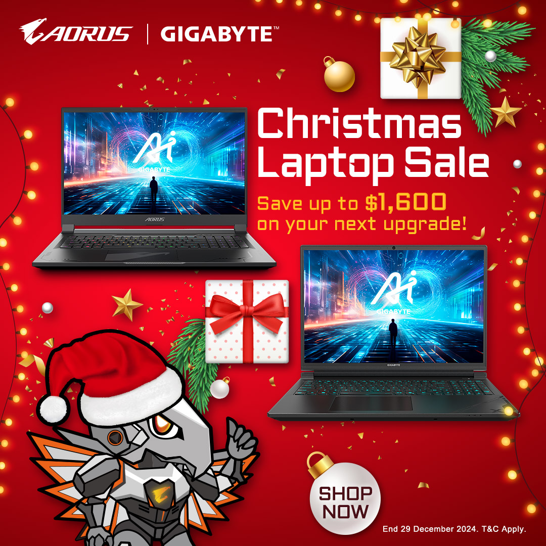 Gigabyte Laptop Christmas Sale - Save Up to $1,600 on Your Next Upgrade!