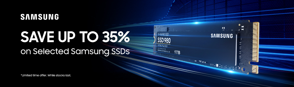 Save Up to 35% on Selected Samsung SSDs