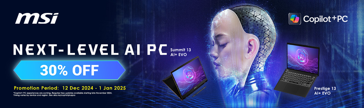 MSI Copilot+ PCs – Redefine the Future with MSI AI PCs