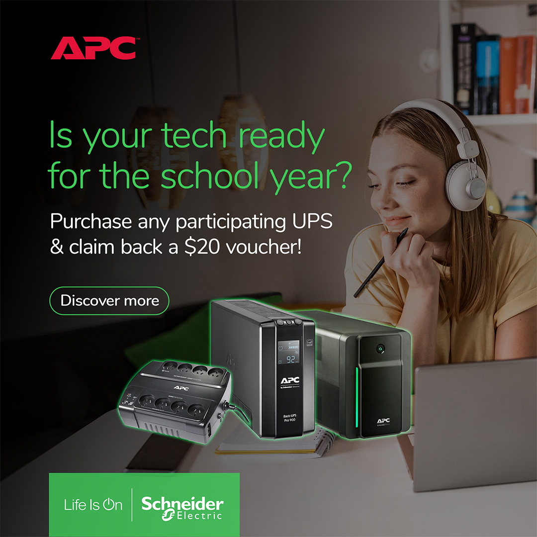 Purchase Any Participating APC UPS & Claim Back a $20 Voucher.