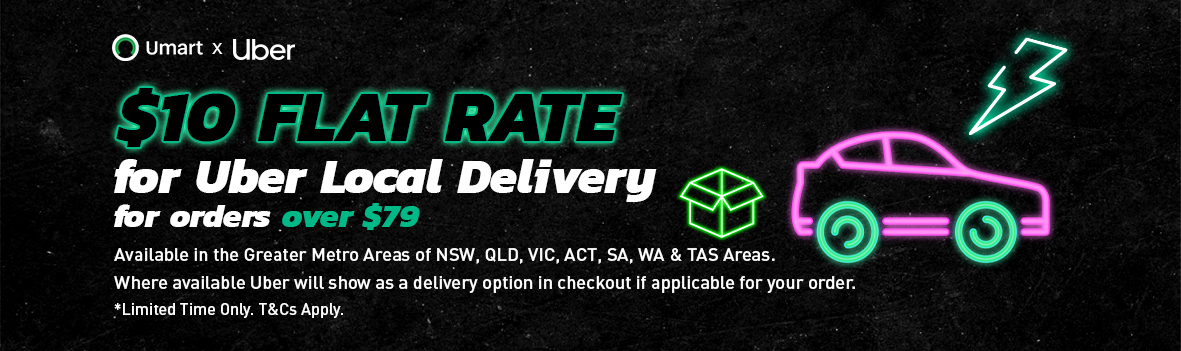 $10 Flat Rate for Uber Local Delivery for Orders Over $79