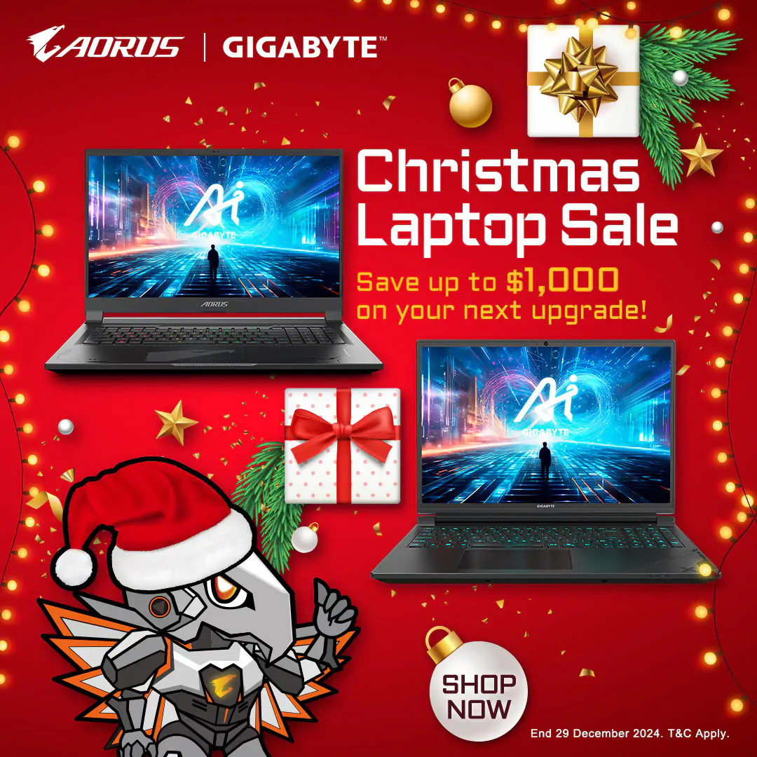 Gigabyte Laptop Christmas Sale - Save Up to $1,000 on Your Next Upgrade!