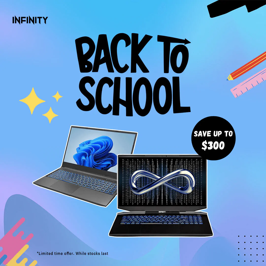 Infinity Back to School Sale 2025