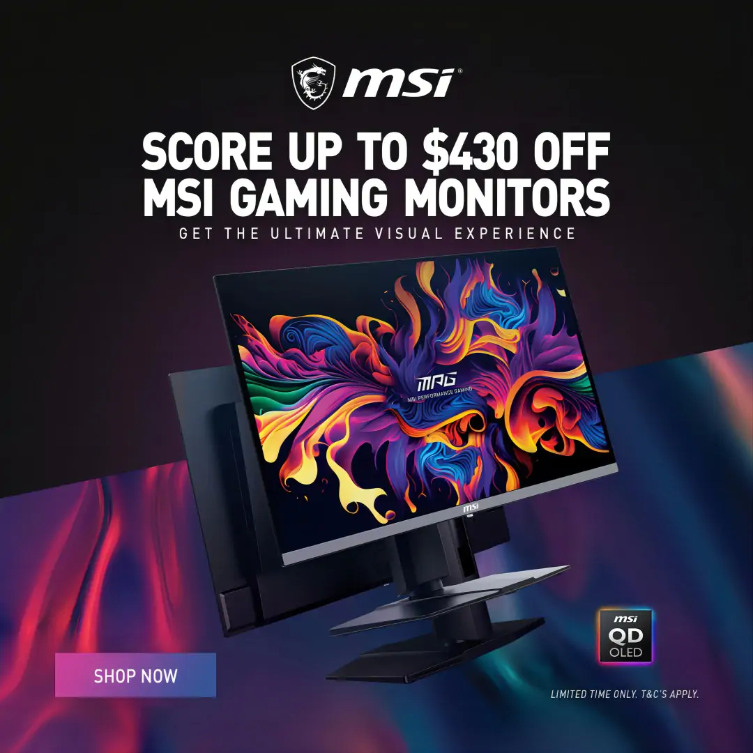 MSI Gaming Monitor Back to School Sale