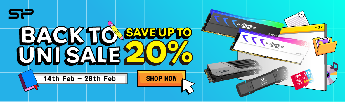 Silicon Power Back to Uni Sale | Save Up to 20% + Chance to Win a $150 Gift Card