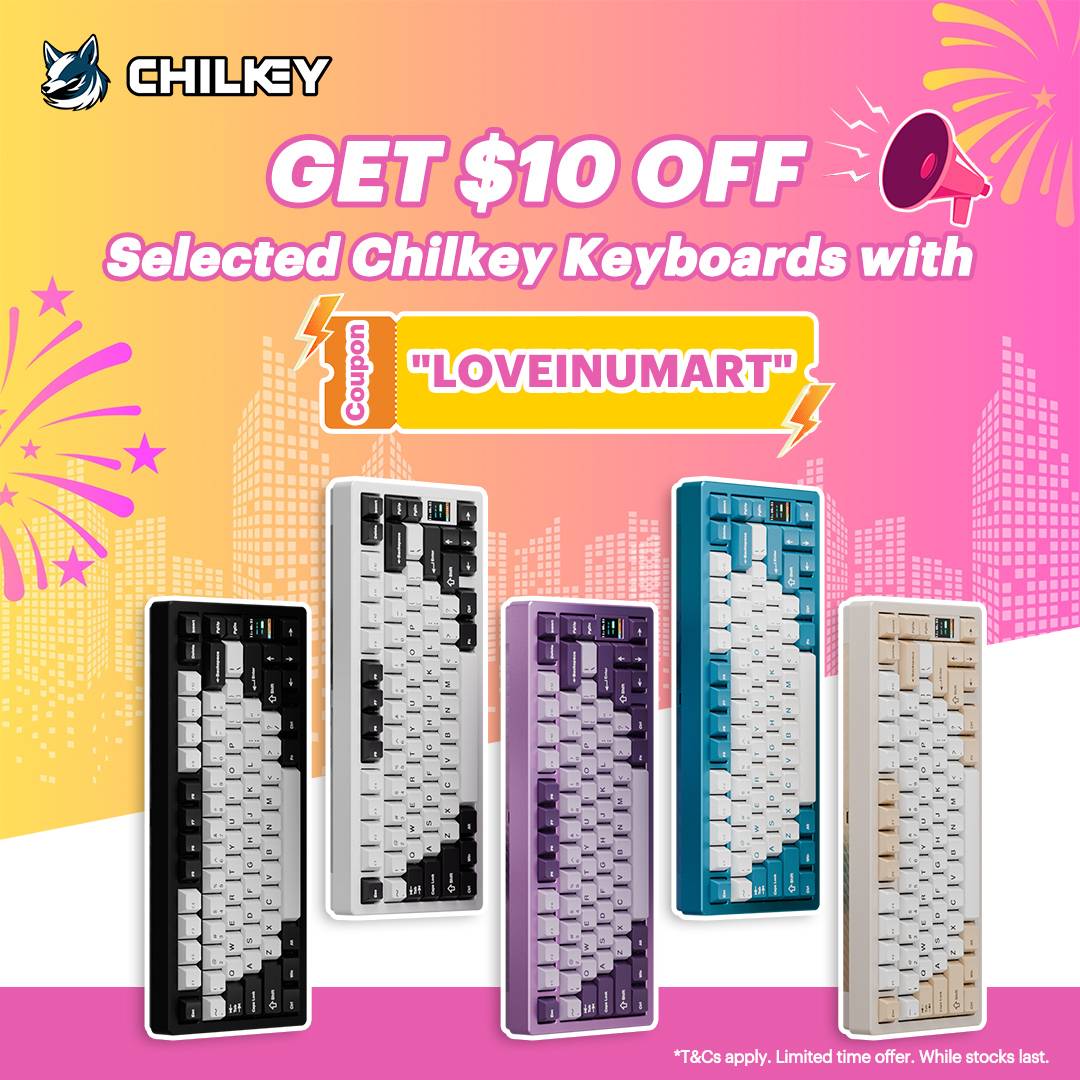 Get $10 Off Chilkey Keyboards with Coupon 