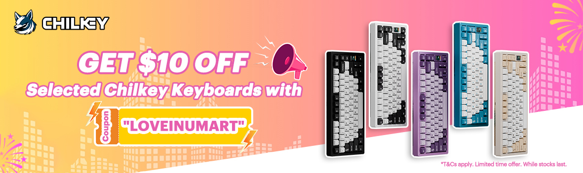 Get $10 Off Chilkey Keyboards with Coupon 