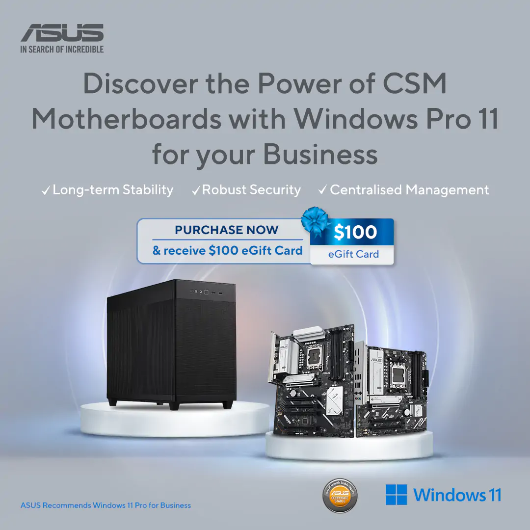 Purchase the Selected PC Build and Receive $100 E-gift Card as a Bonus