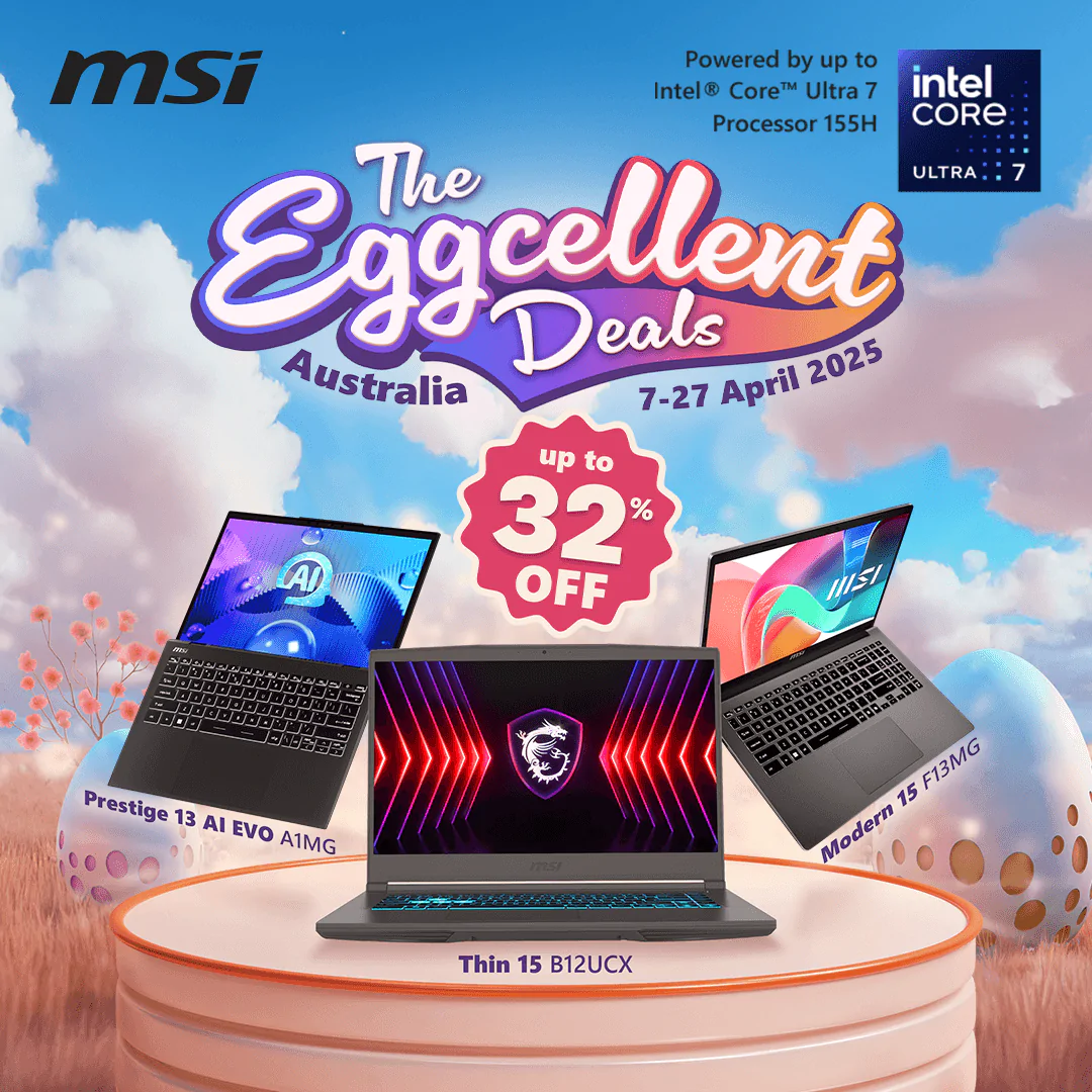 MSI Eggcellent Deals - Save Up to 32% Off MSI Laptops