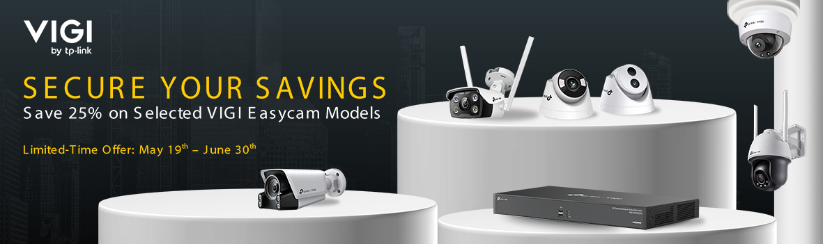 SECURE YOUR SAVINGS | Save 25% on Selected VlGl Easycam Models