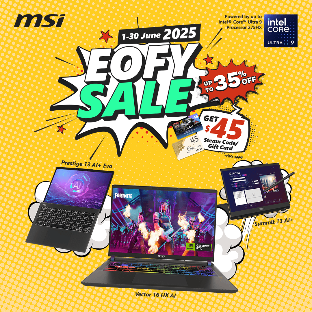 MSI Laptops EOFY Sale | Up to 35% Off