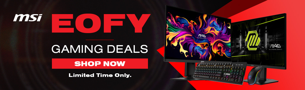 MSI EOFY Sale 2025 Sale | Up to 50% Off Selected MSI Gaming Products