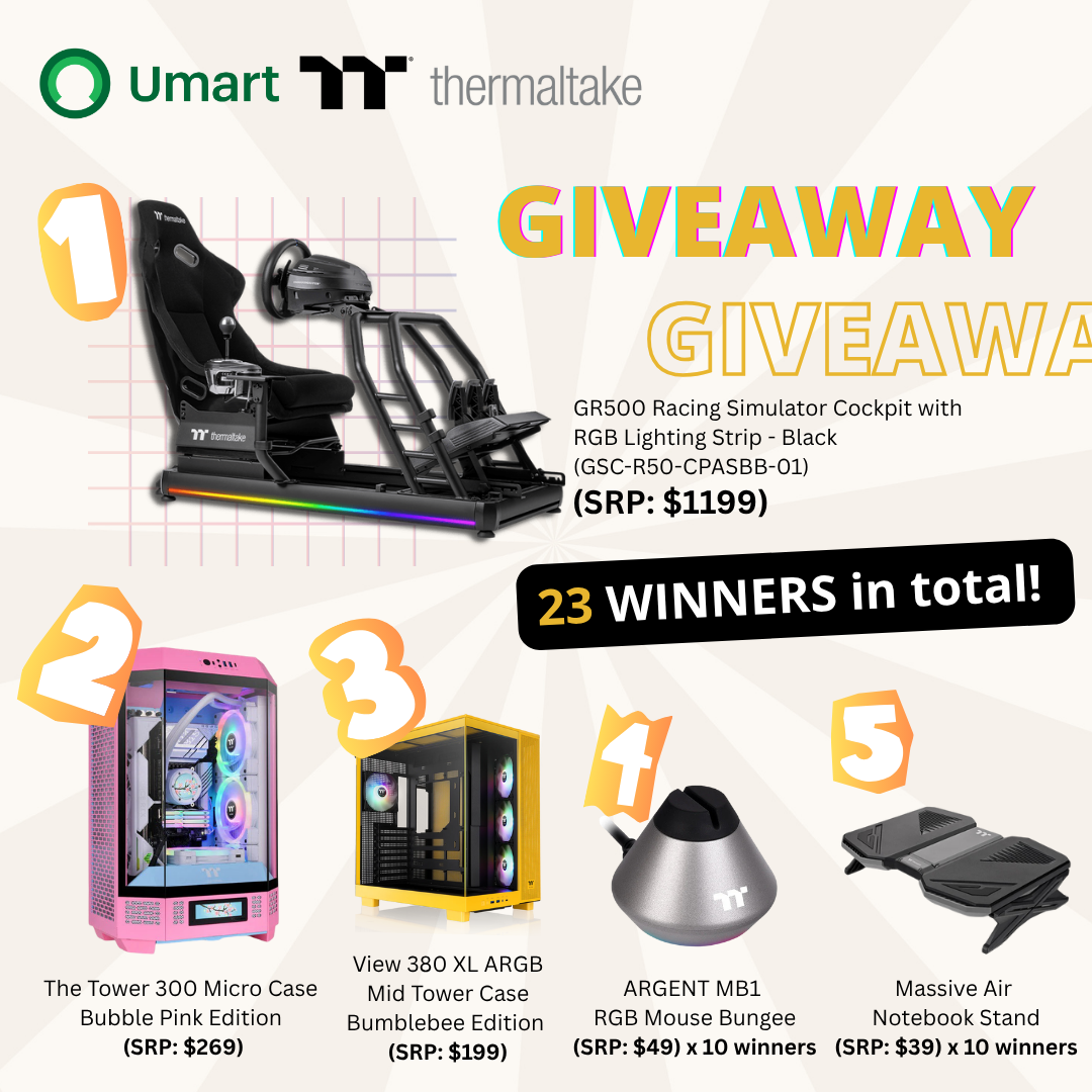 EOFY Bash! Win the Race, Win the Rig from Umart x Thermaltake