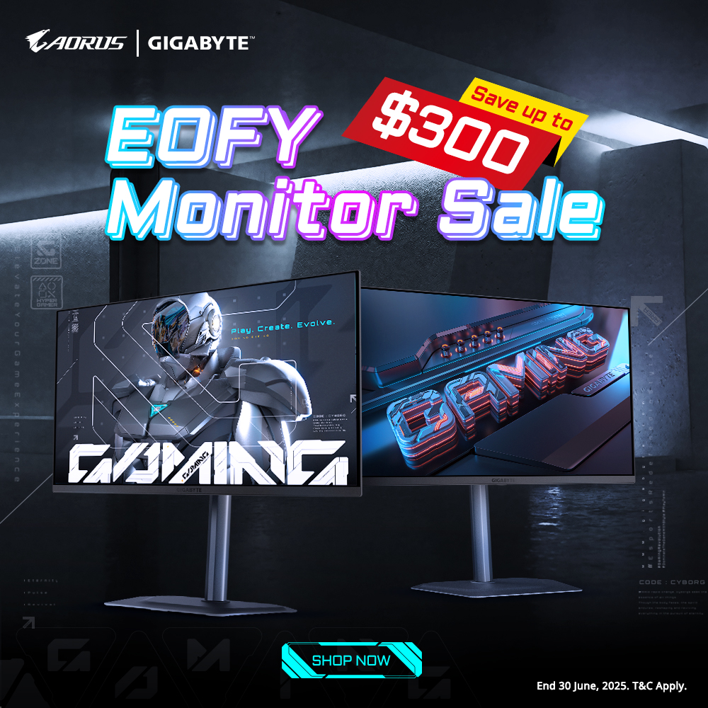Gigabyte Monitor EOFY Sale | Up to 30% Off
