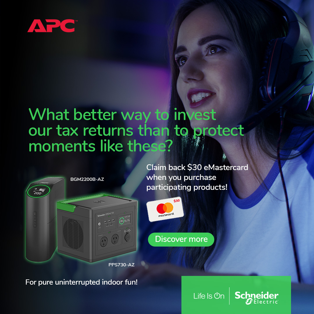 Purchase Any Participating APC UPS and Claim Back a $30 eMasterCard!