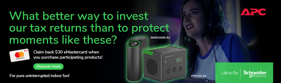 Purchase Any Participating APC UPS and Claim Back a $30 eMasterCard!