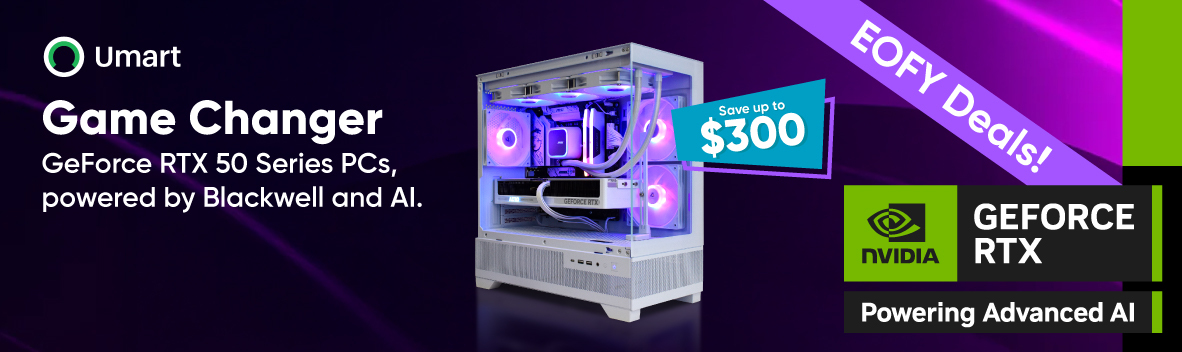 Game Changer - NVIDIA GeForce RTX 50 Series PCs EOFY Deals