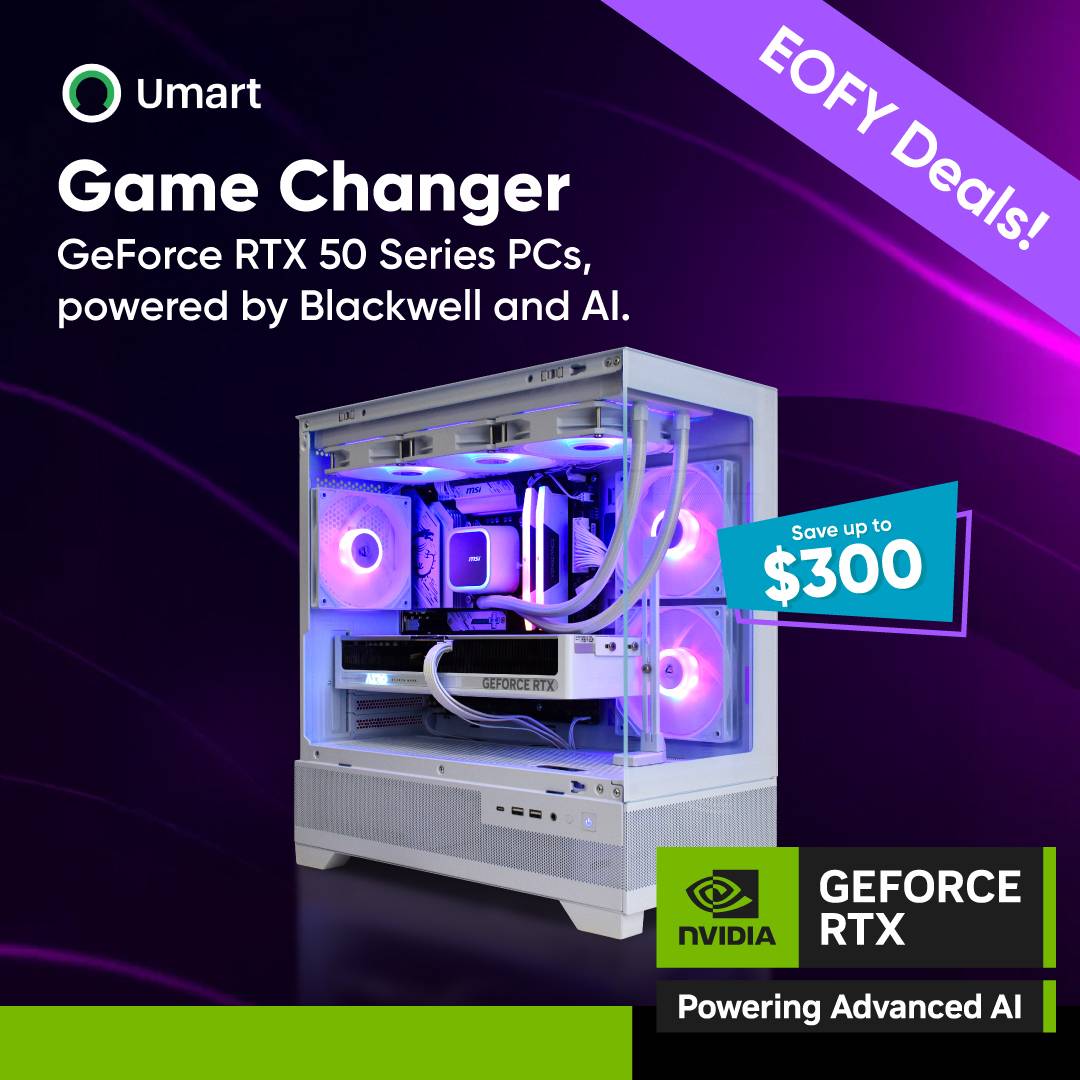 Game Changer - NVIDIA GeForce RTX 50 Series PCs EOFY Deals