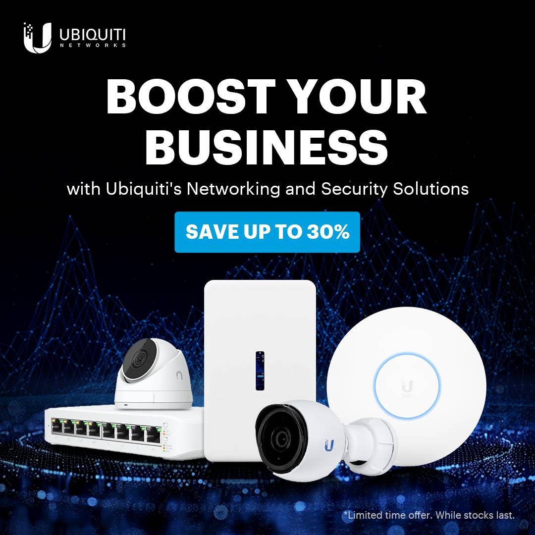 Ubiquiti EOFY Sale | Up to 30% Off Networking and Security Solutions