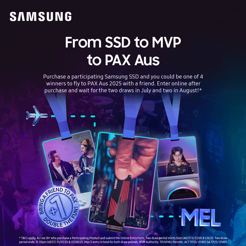 WIN A TRIP TO PAX SAMSUNG SSD COMPETITION