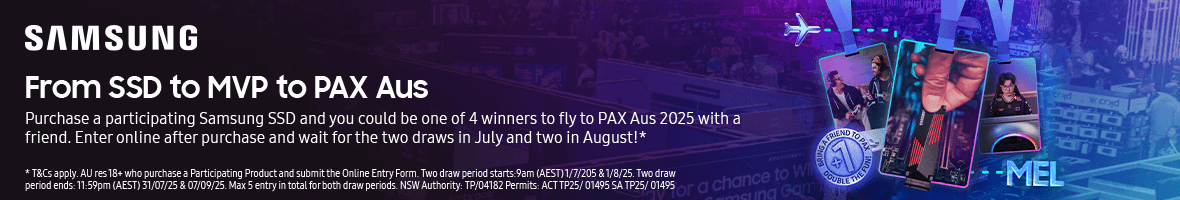 WIN A TRIP TO PAX SAMSUNG SSD COMPETITION