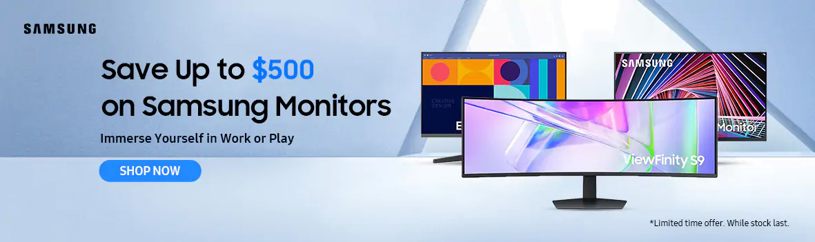Samsung Monitors for Work and Play | World Class Immersion and Performance