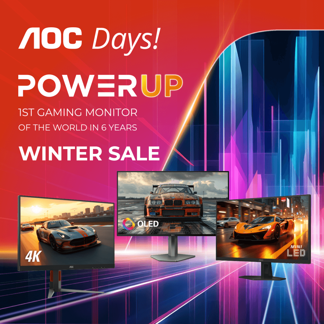AOC Monitors Winter Sale 