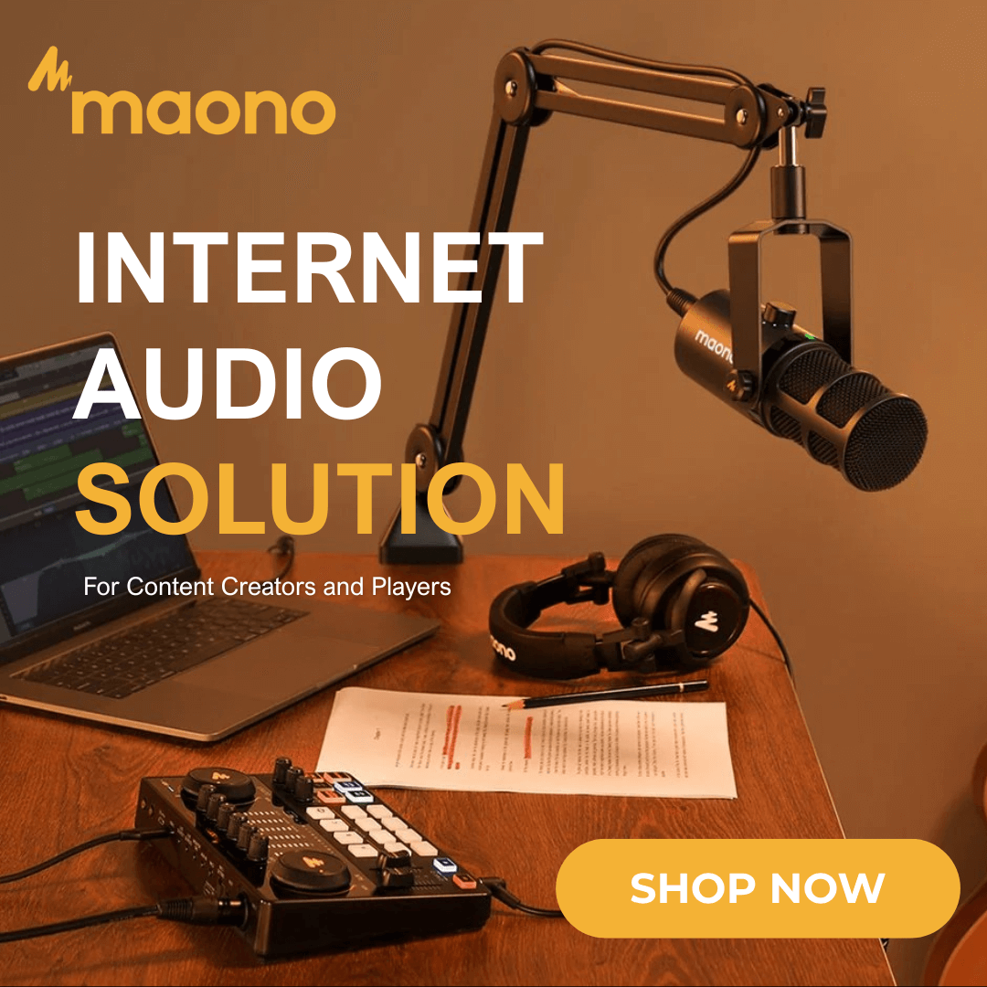 MAONO: Pro Mics, Studios & Headsets for Podcasts & Streaming