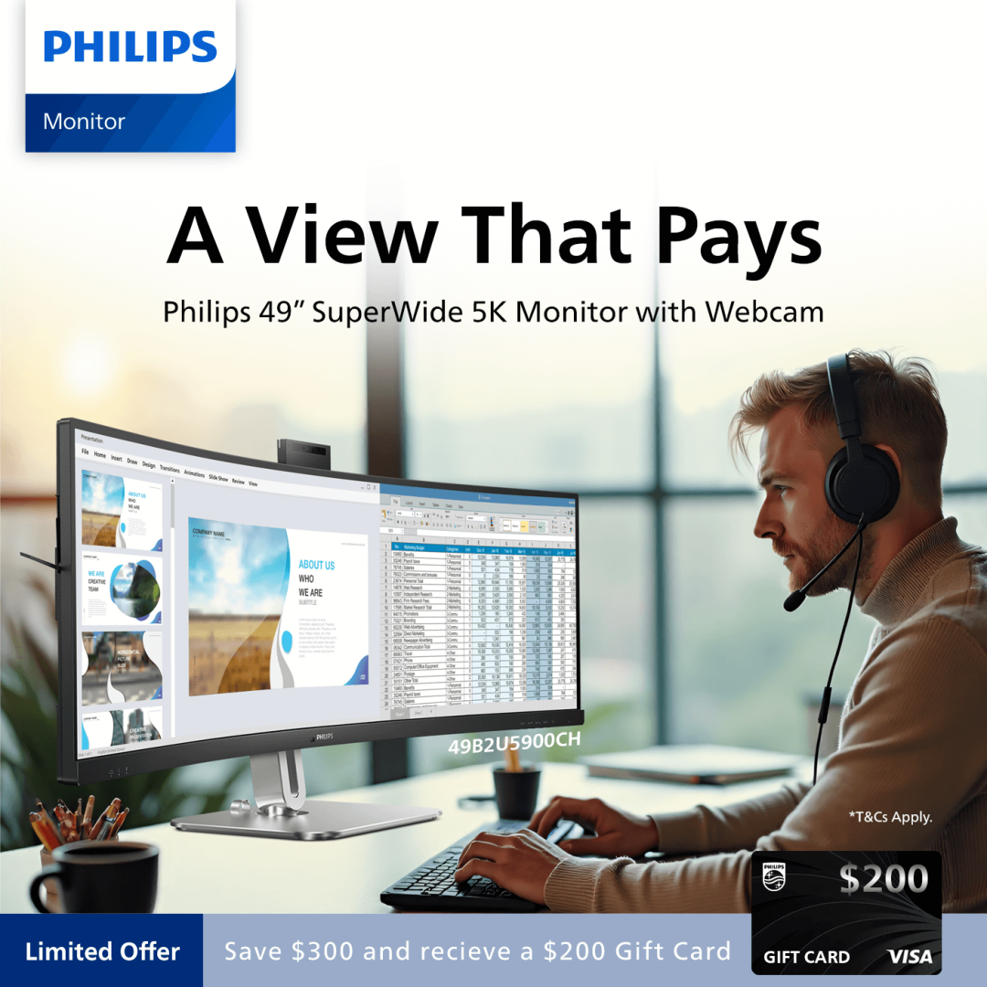 Save $300 and Recieve a $200 Gift Card on Philips 49