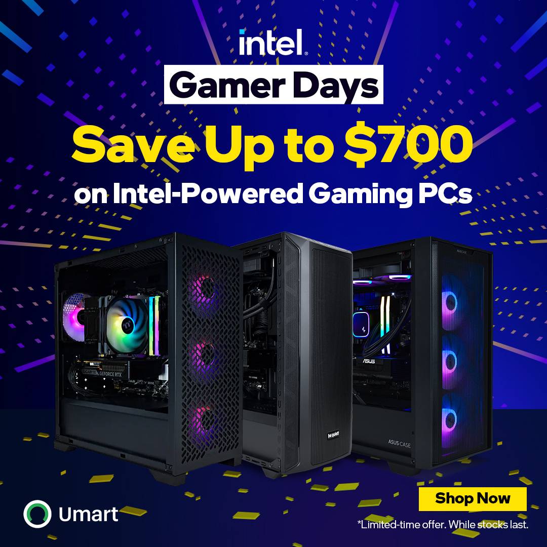 Save Up to $700 on Intel-Powered Gaming PCs This Intel Gamer Days