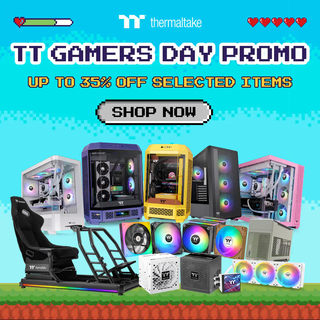 Thermaltake Gamer Days Sale – Up to 35% Off Cases, Coolers & Gaming Gear