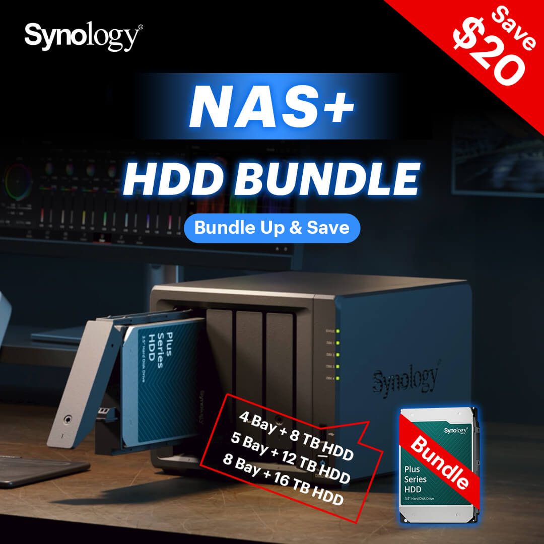 Upgrade Your Storage with Synology NAS + HDD Bundle