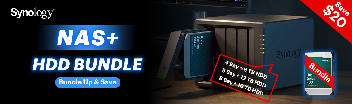 Upgrade Your Storage with Synology NAS + HDD Bundle