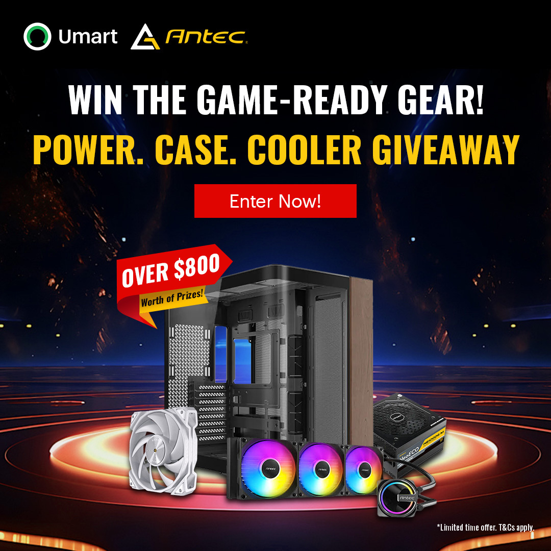 Win the Game Ready Gear - Antec PC Case, PSU & Cooling Fans – Over $800 Worth of Prizes