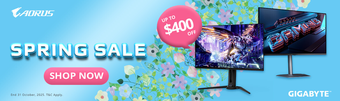 Gigabyte Monitor Spring Sale 2025