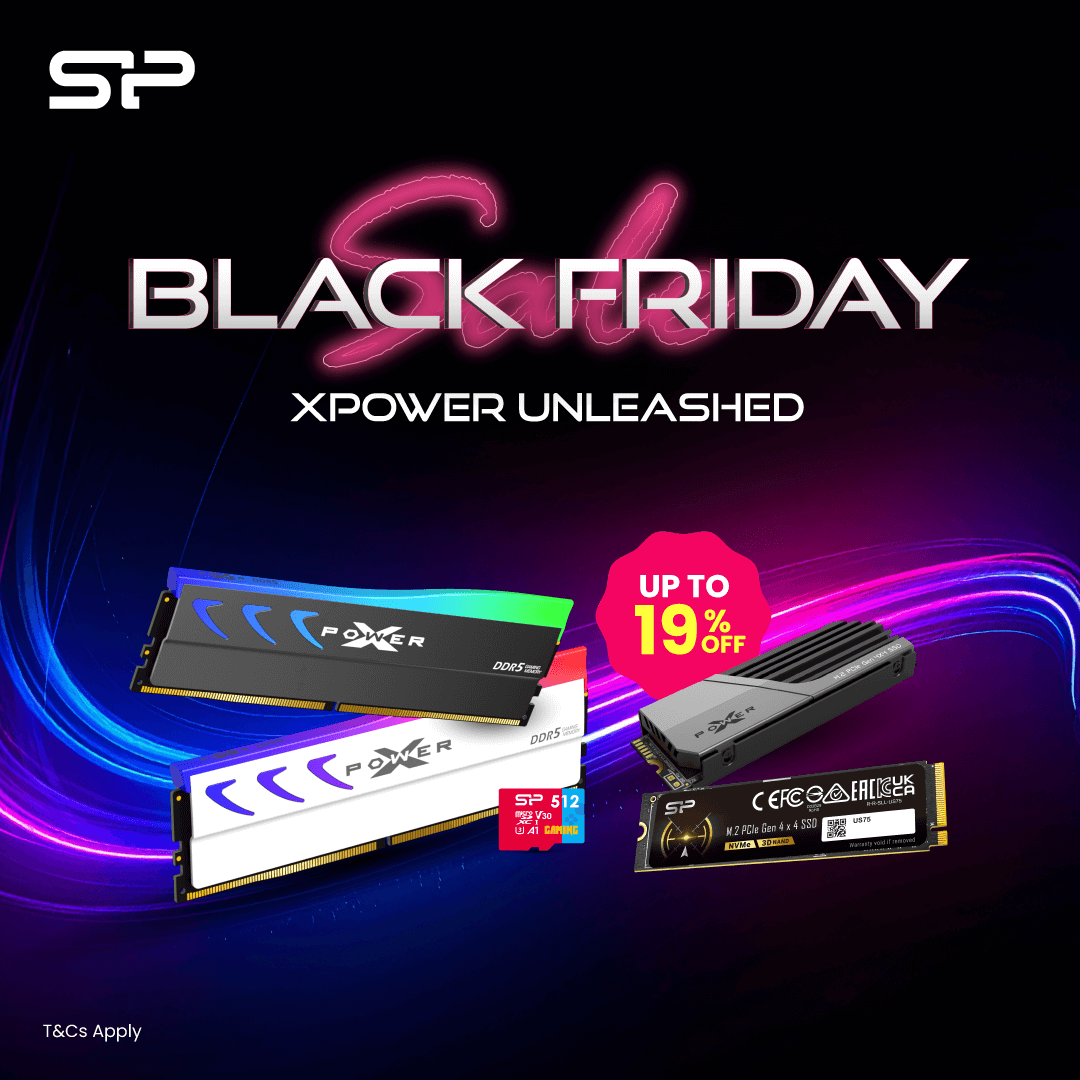 Silicon Power Black Friday Sale — Up to 19% Off Gaming SSDs & DDR5 RAM