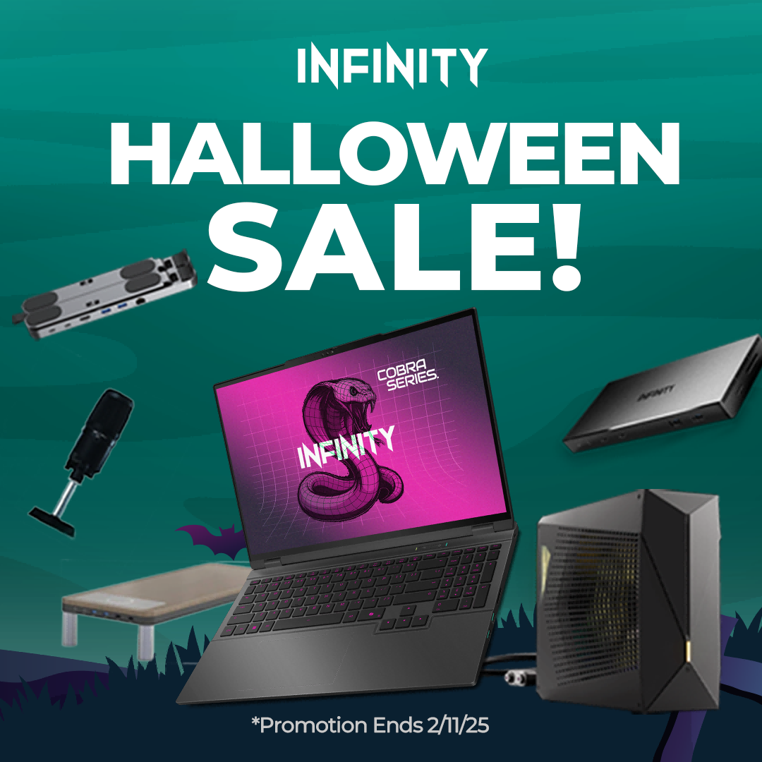 Infinity Laptops Halloween Sale