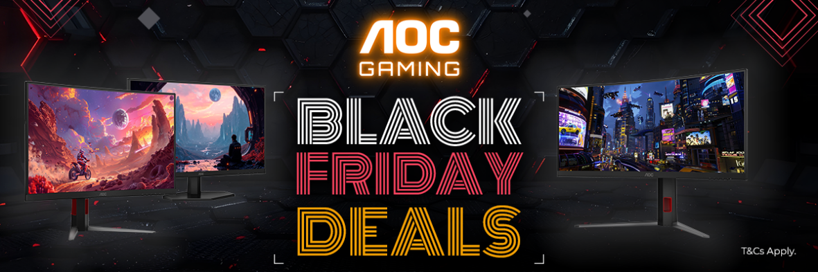 AOC Black Friday Monitor Deals 2025 – Save on Q-Series, U-Series and Gaming Models