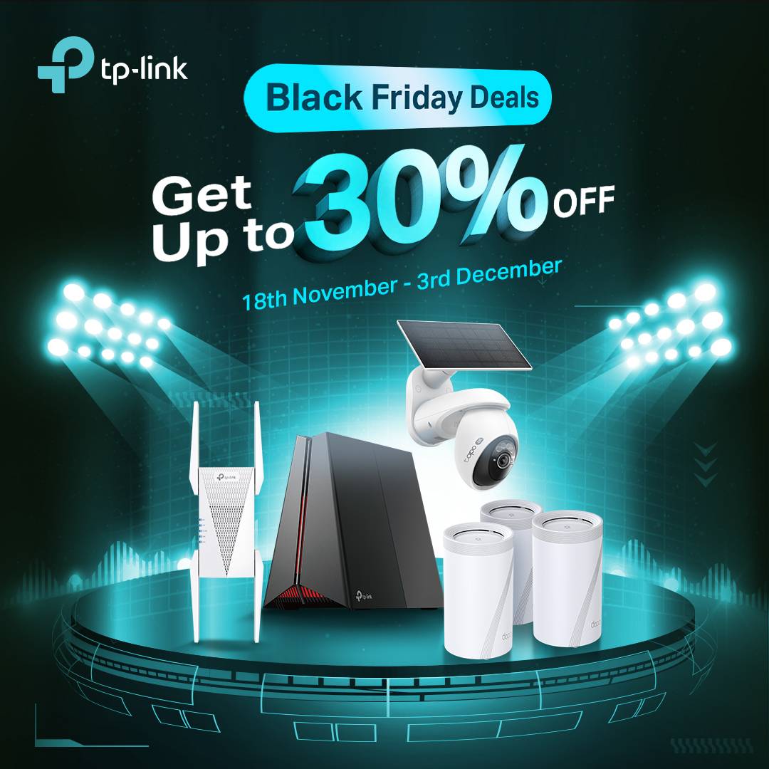 TP-Link Black Friday 2025 Deals | Save on Mesh WiFi Routers and Smart Home Tech