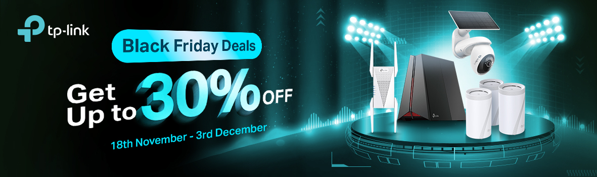TP-Link Black Friday 2025 Deals | Save on Mesh WiFi Routers and Smart Home Tech