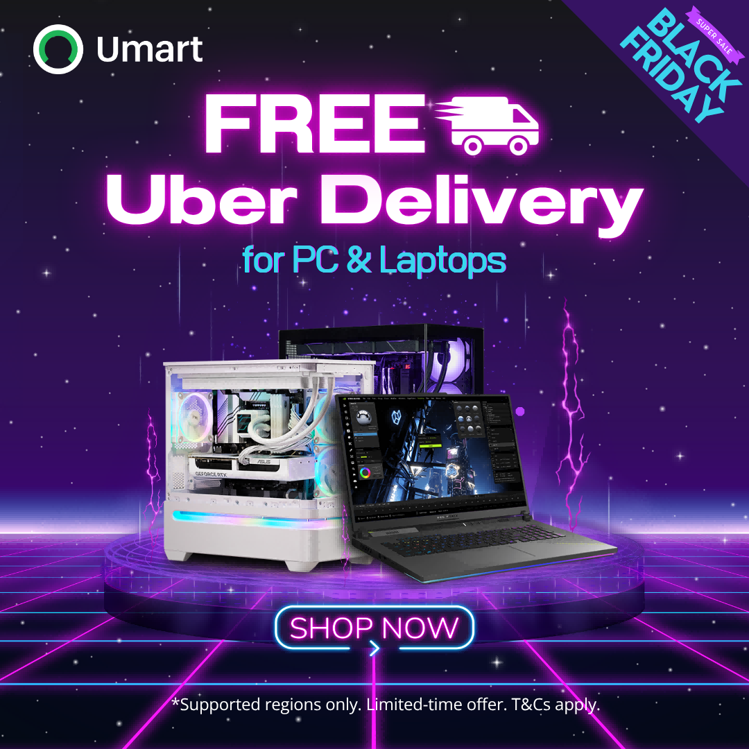 Black Friday & Cyber Monday Offer 2025 - FREE Uber Local Delivery for PC & Laptops