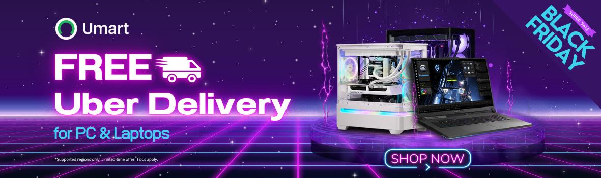 Black Friday & Cyber Monday Offer 2025 - FREE Uber Local Delivery for PC & Laptops