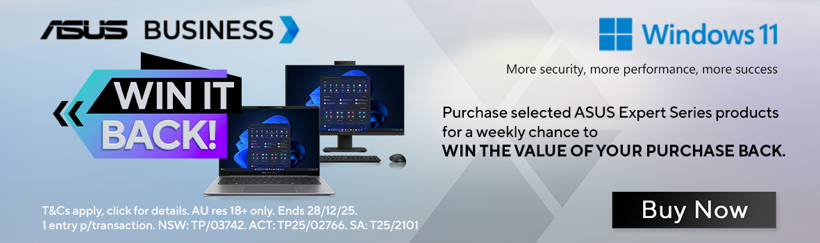 Win It Back! Buy ASUS Expert Series & Enter Weekly Refund Draws