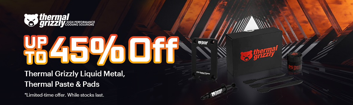 Thermal Grizzly Black Friday 2025 | Up to 45% Off Liquid Metal, Thermal Paste & Pads